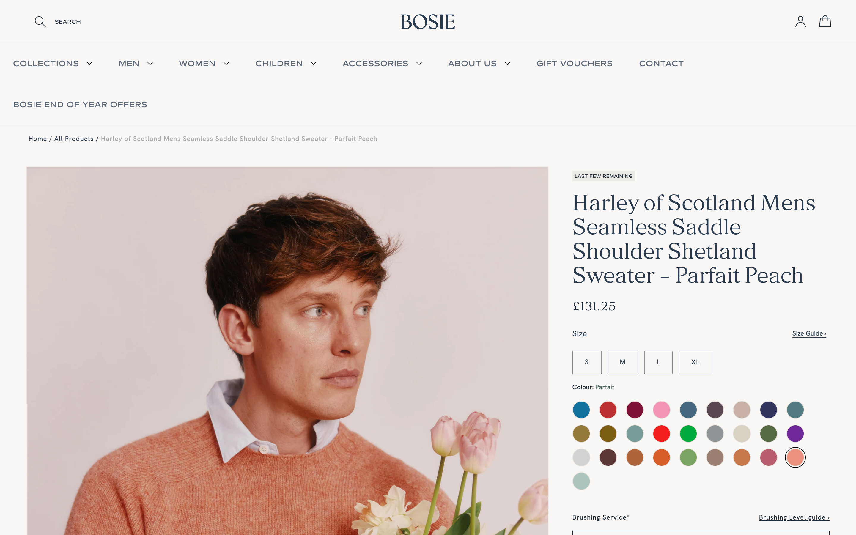 Bosie Product page