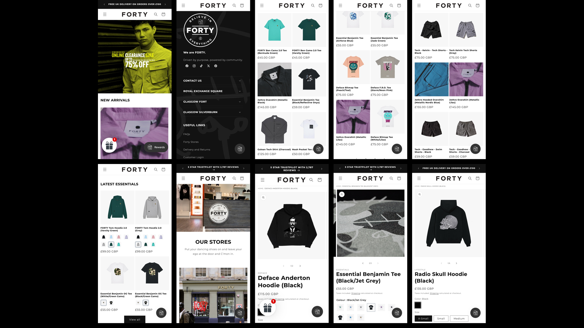 Case study image for forty clothing